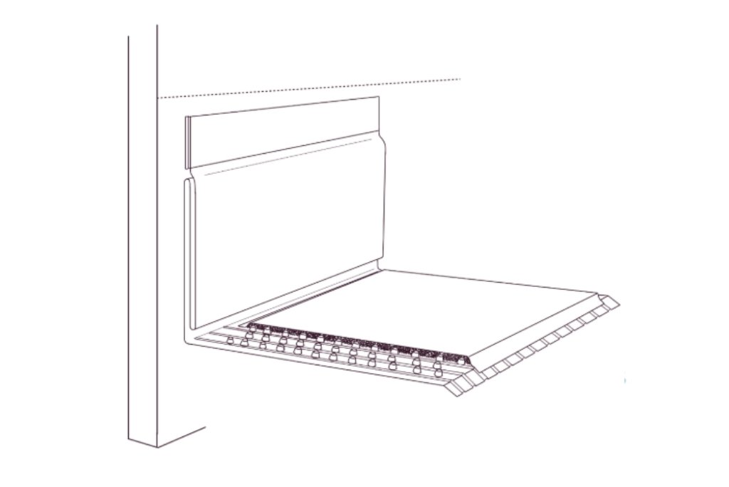 Patentzeichnung des Carpurit-Fassadenfiltrationssystems zur effizienten Elimination von Schadstoffen wie PFAS und Bioziden.